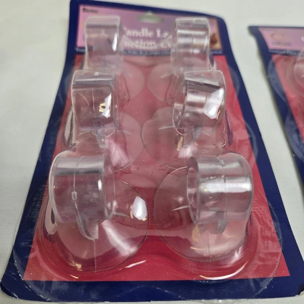 Darice Candle Lamp‎ Suction Cups NOS, 2 Packs of 6, Vintage 2005 2445-96 New